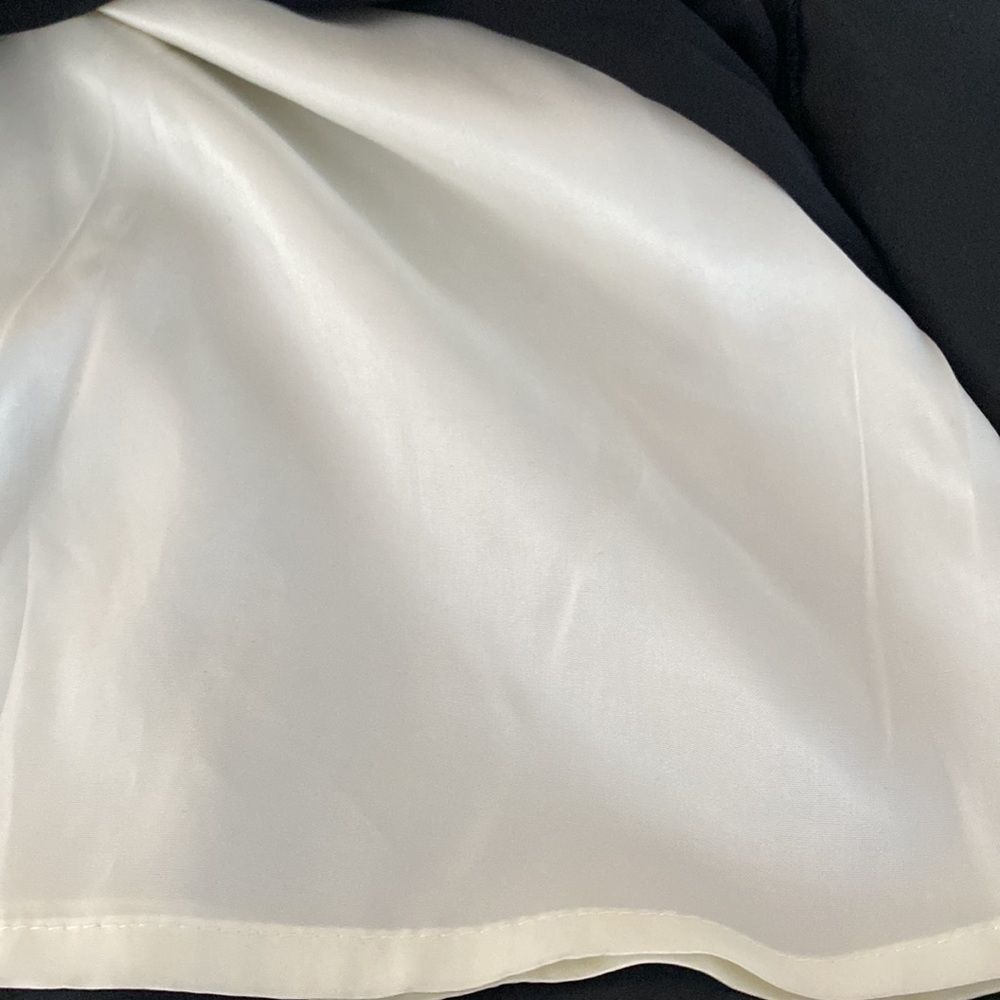 RONAN CHEN Skirt Black Chiffon Wedding Guest Party Size 2 - Picture 3 of 8